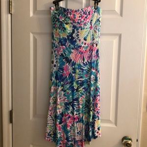 Lilly Pulitzer strapless dress